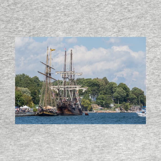 Tall Ships on the St. Lawrence River by josefpittner